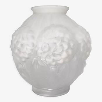 Vase en verre de Vianne signé