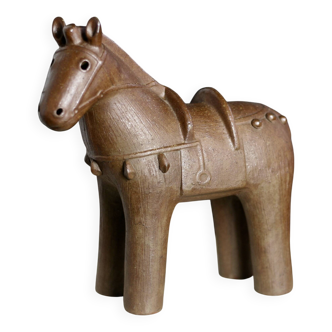 Cheval en céramique, Japon années 50