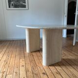 Roche Bobois travertine table