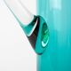 1960s Portuguese Turquoise Glass Jug