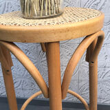 Cane bar stool