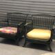 Paire de fauteuils en rotin