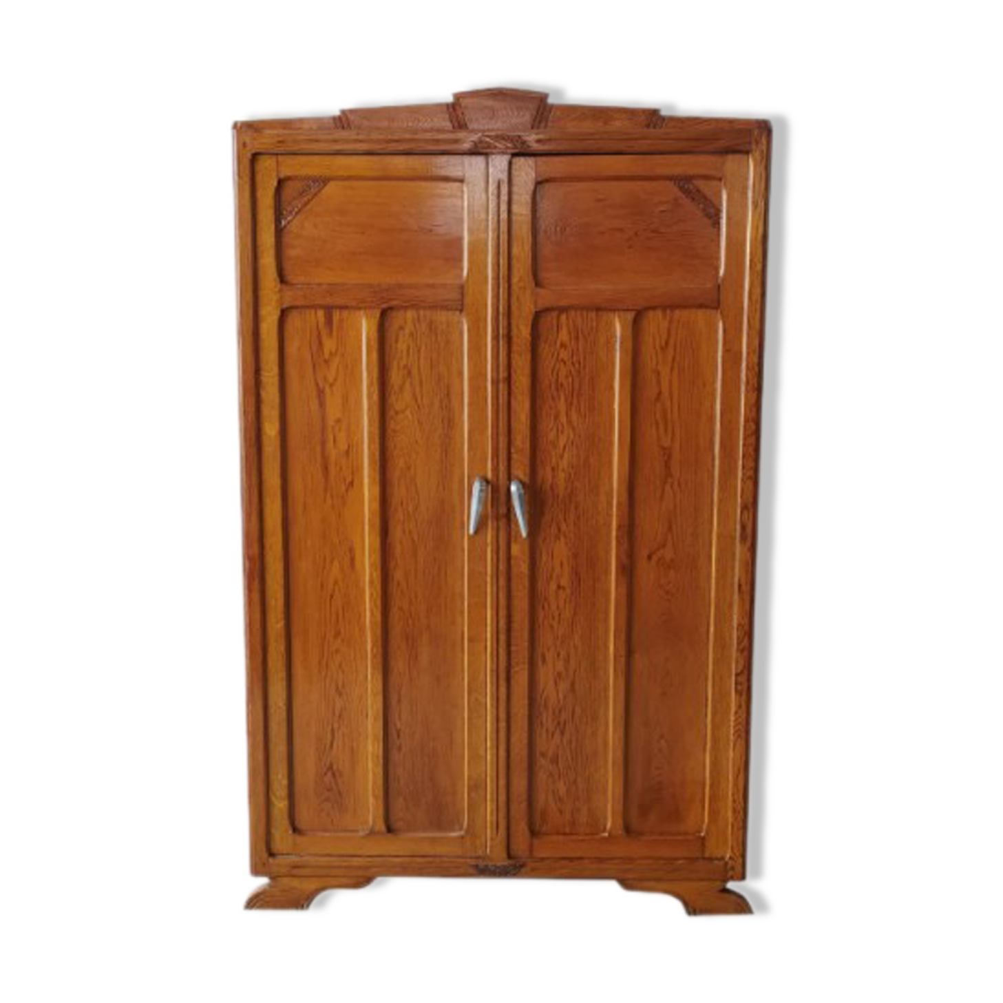 Parisian wardrobe in solid oak