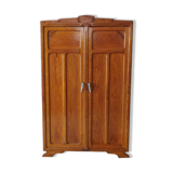 Parisian wardrobe in solid oak