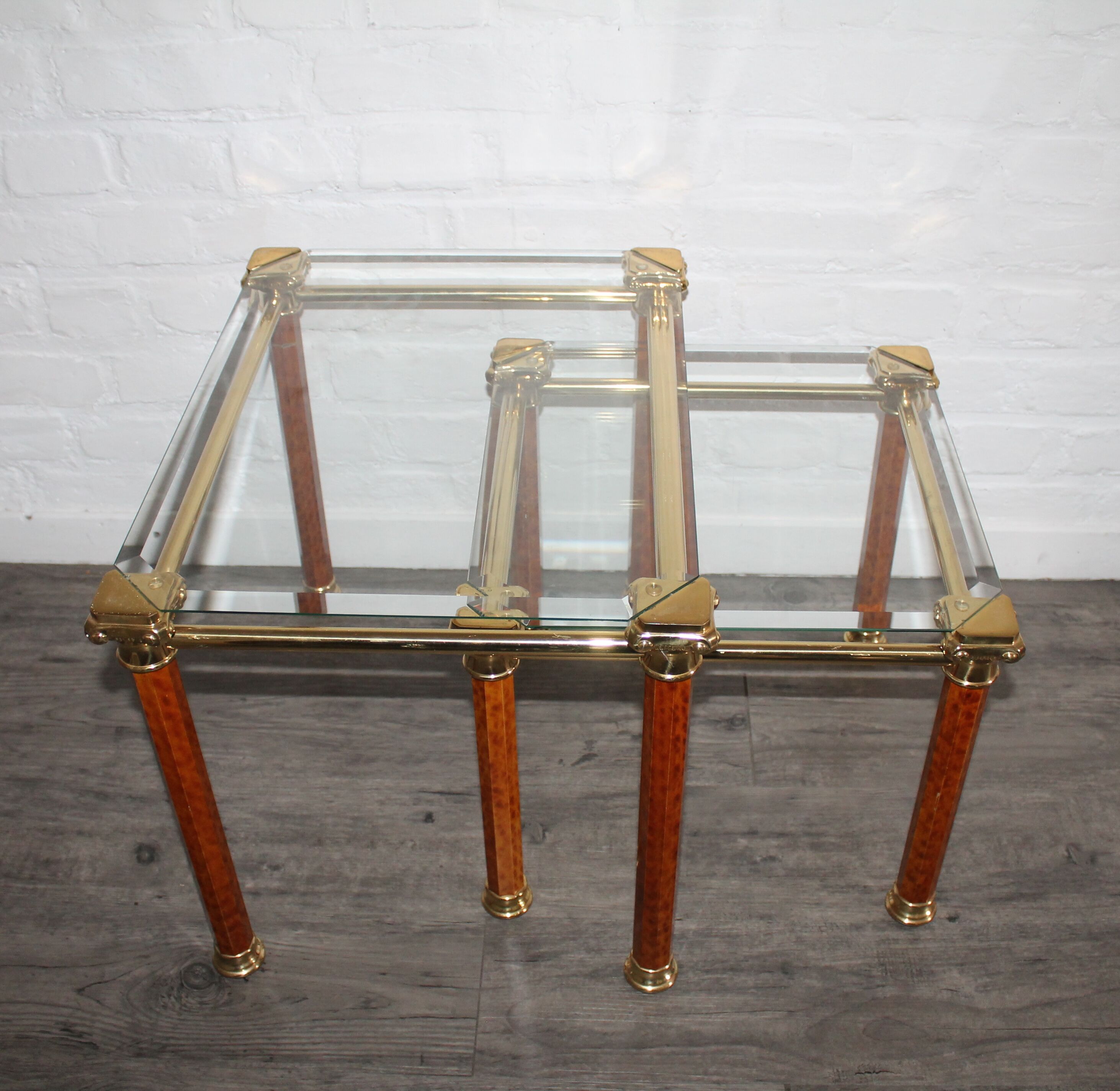 Verona brass tables made in Italy