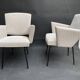 Paire de fauteuils années 60