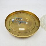 Gold ceiling lamp, 1980s