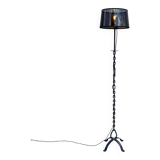 Brutalist floor lamp, chain, restored
