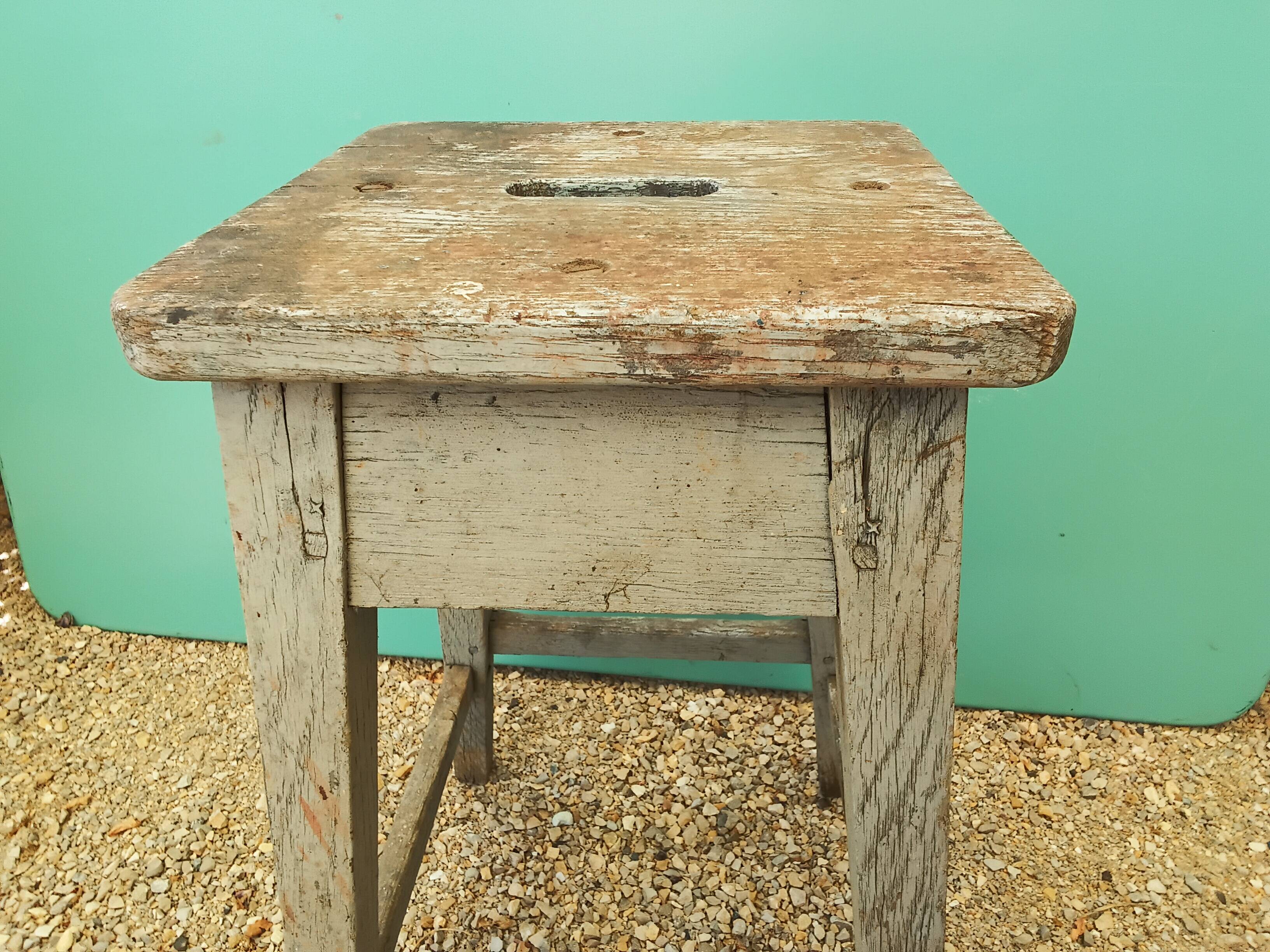 Tabouret chêne massif