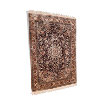 Rajastan carpet, 100% silk - 126 X 195cm