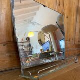 Bathroom mirror shelf