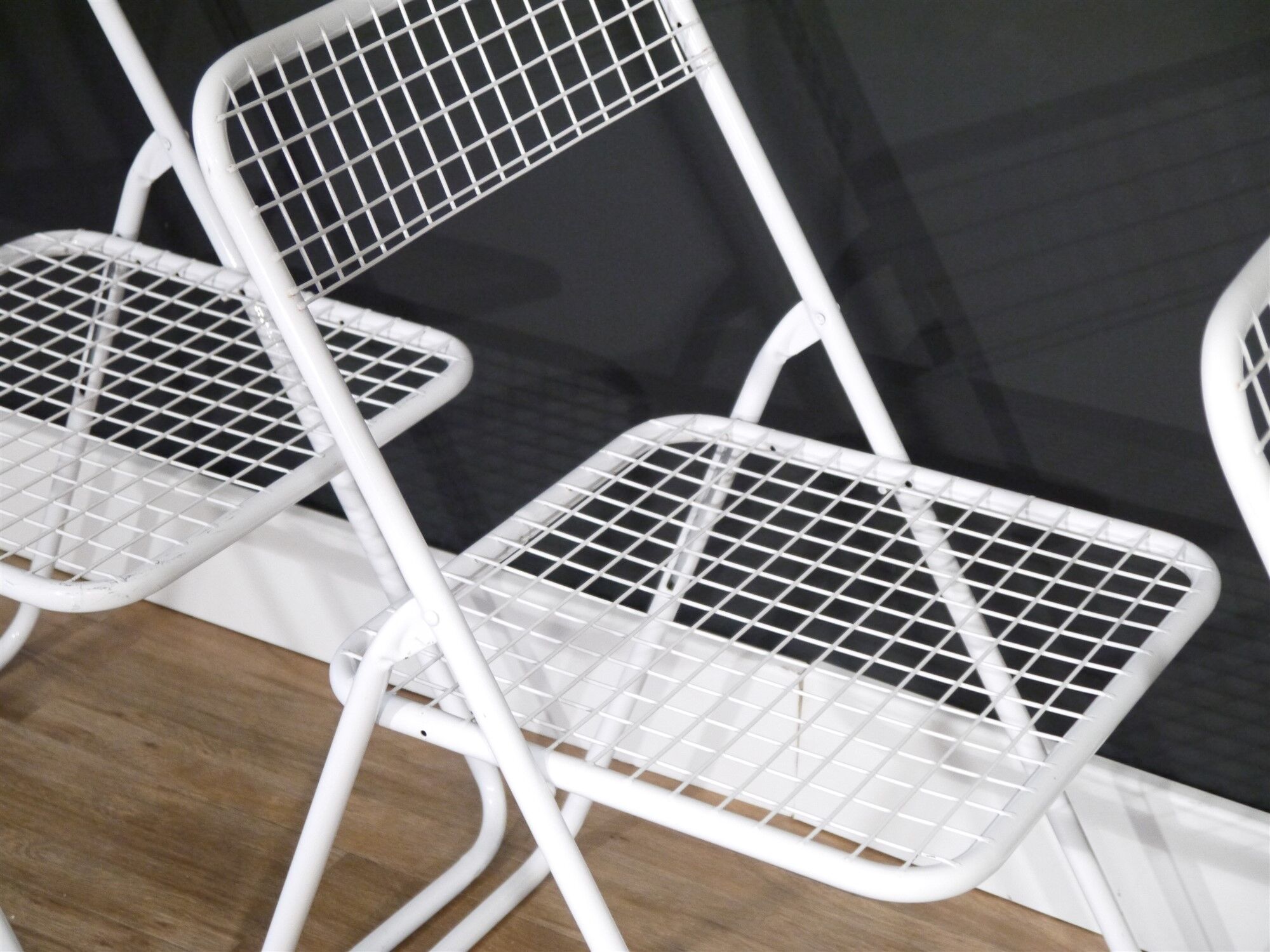 Series of chairs "ted net" Niels gammelgaard 1980