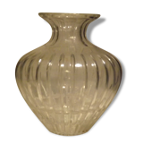 Very nice old Crystal convex shape vase