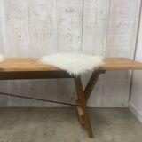 Large farmhouse bench