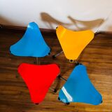 Set of 4 LALLEMAND stools