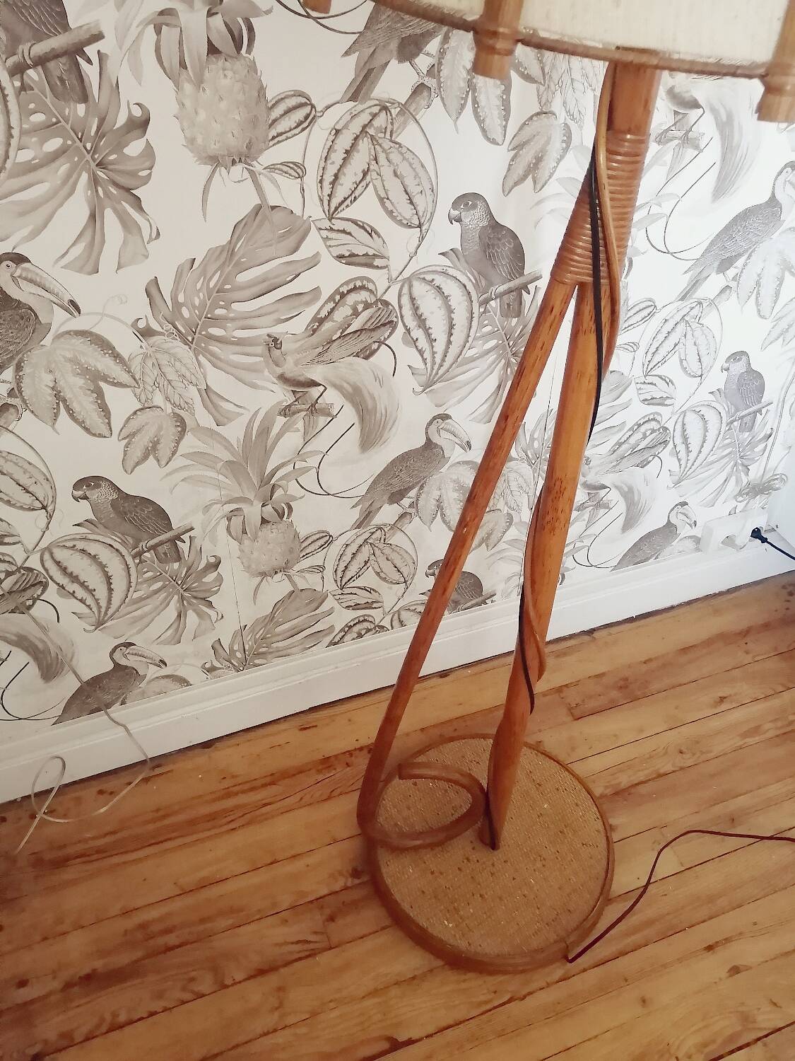 Rattan Floor Lamp