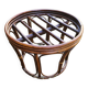 Bamboo and wicker stool: 80's