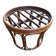Bamboo and wicker stool: 80's
