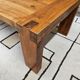 Vintage solid wood mortise and tenon coffee table
