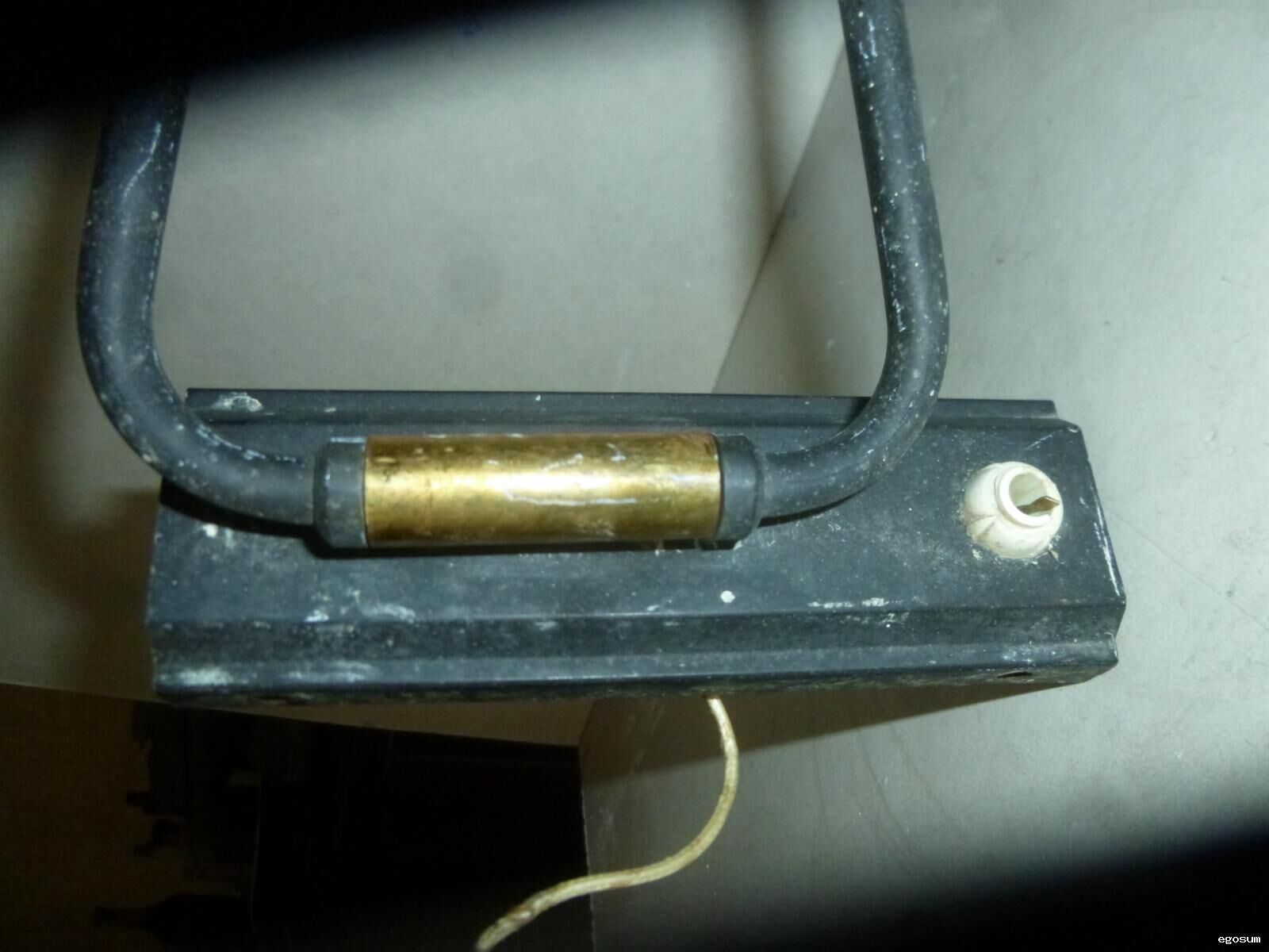 Lamp stem diabolo René Mathieu to Lunel 1950