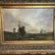 Oil on canvas, landscape by Karl Ben, 19th century.