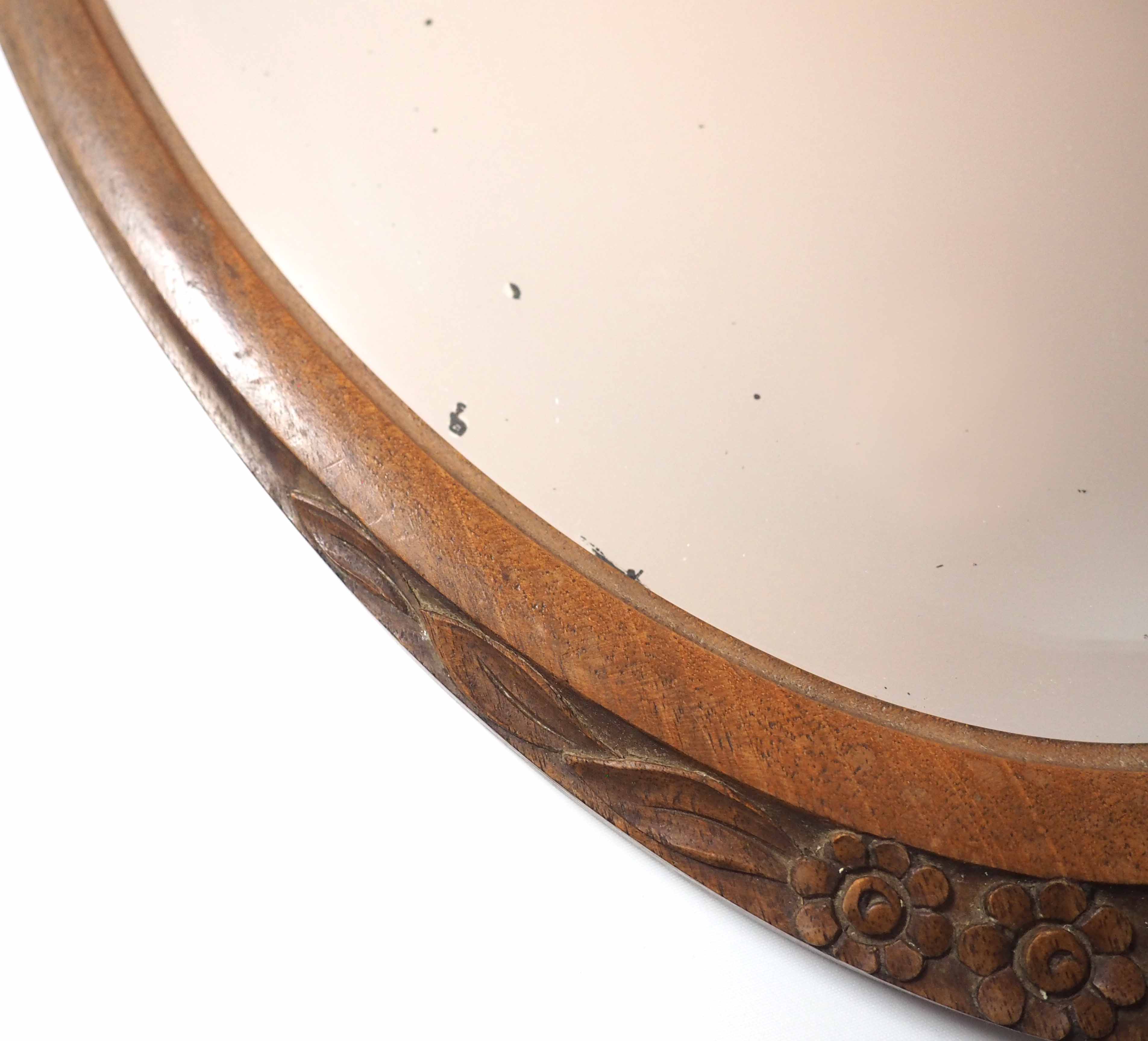 Art Deco beveled mirror