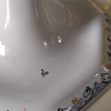 Pair of candlesticks Moustiers