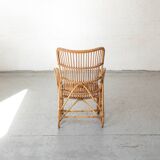 'RB2' rattan chair by Rosé Noordwolde