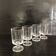 Suite de 4 verres à digestif