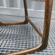 Fauteuil traîneau Baumann palissandre