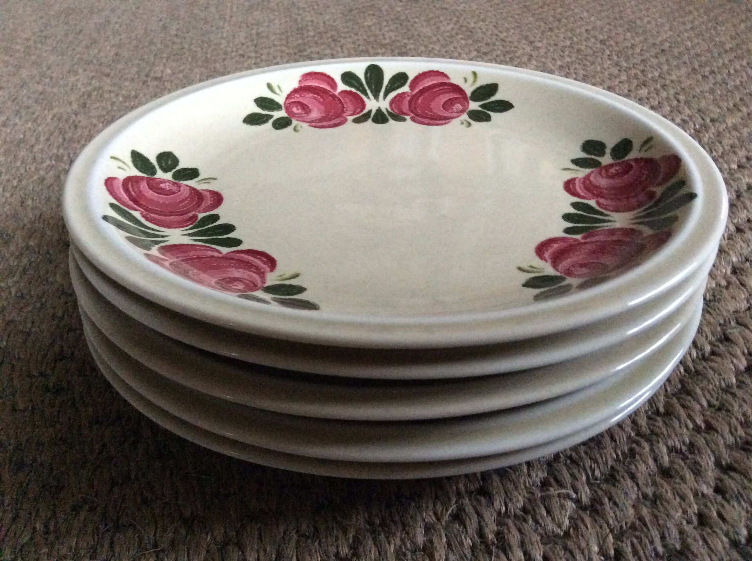 Série de 5 assiettes à dessert