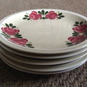 Series of 5 dessert plates
