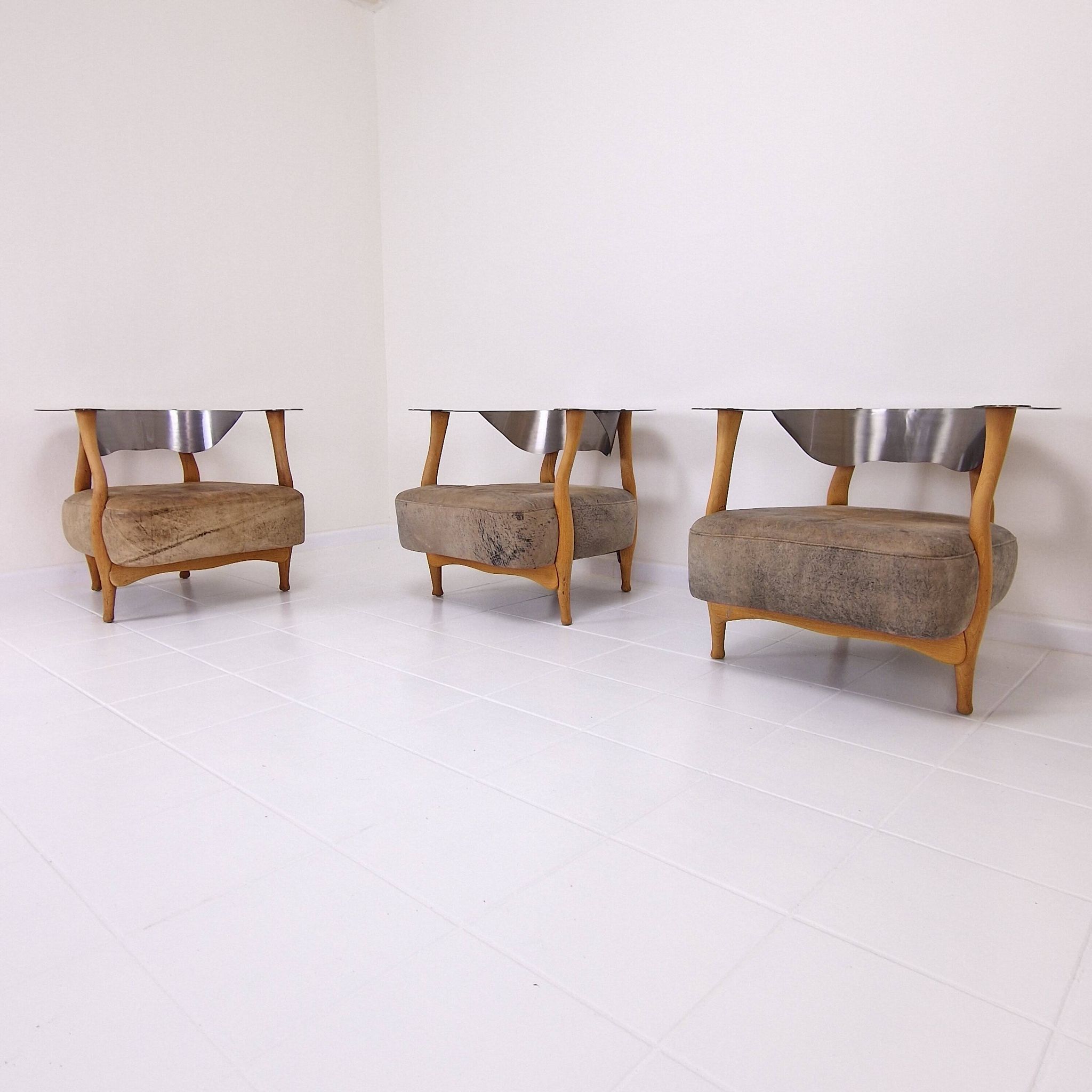 Set of 2 'Fantasy Island' Lounge Chairs by Kurt Bayer, 1980's