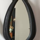 Vintage mirror on horse collar