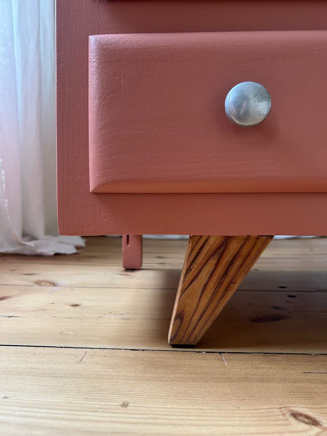 Colorful vintage dresser