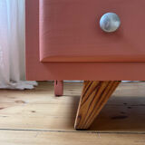 Colorful vintage dresser