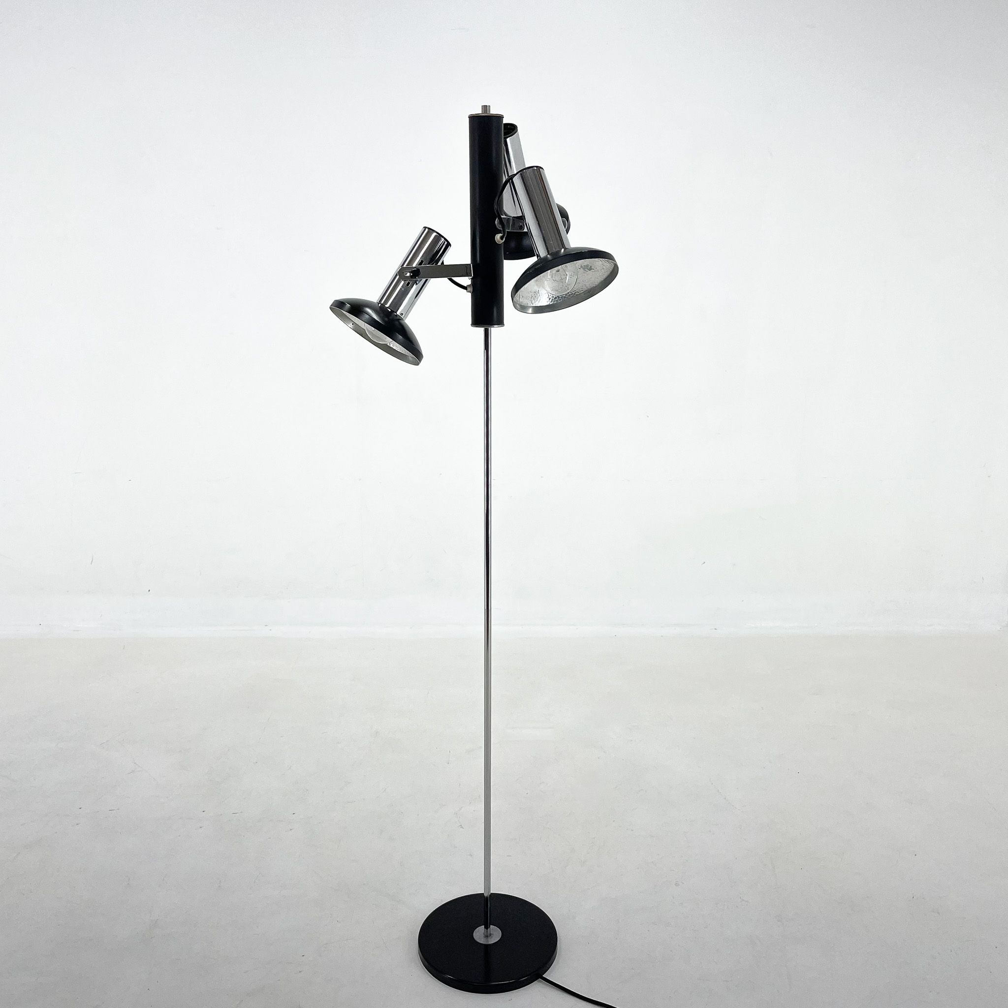 1960's Chrome 3 Spot Floor Lamp, Italy