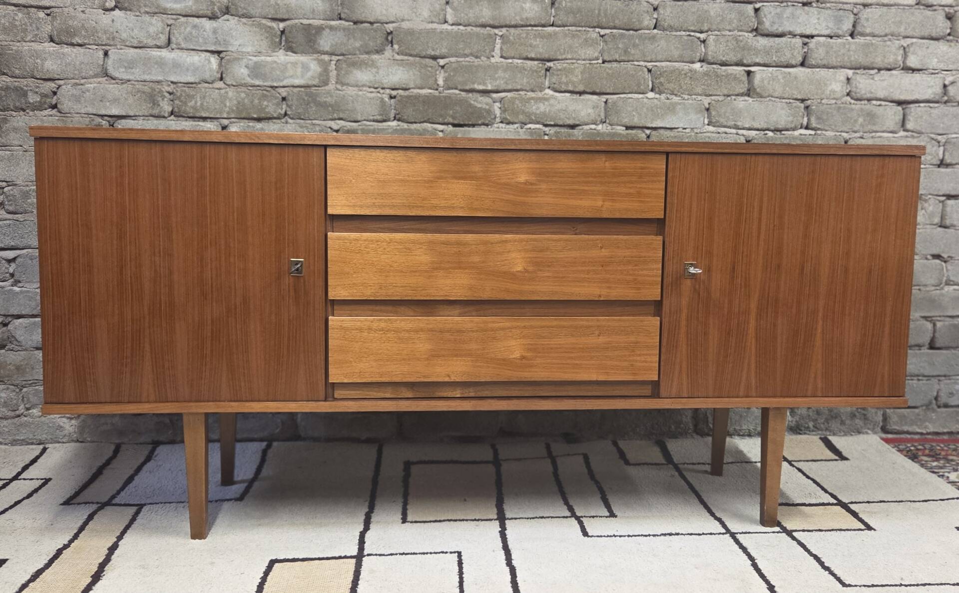 Vintage Scandinavian teak enfilade – 1960s