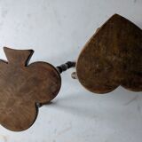 Brutalist tripod stools