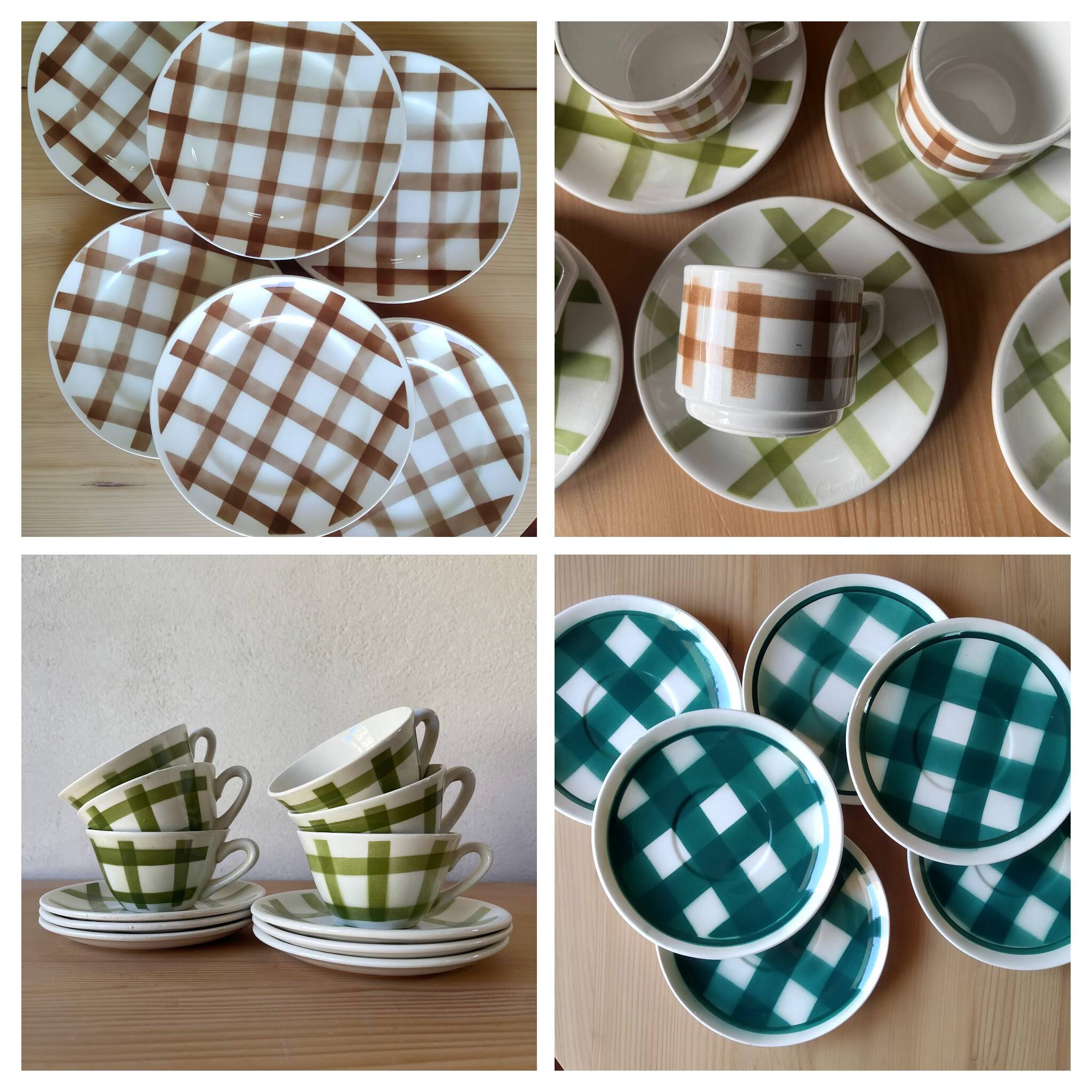 6 Scottish coffee or tea cups Moulin des Loups
