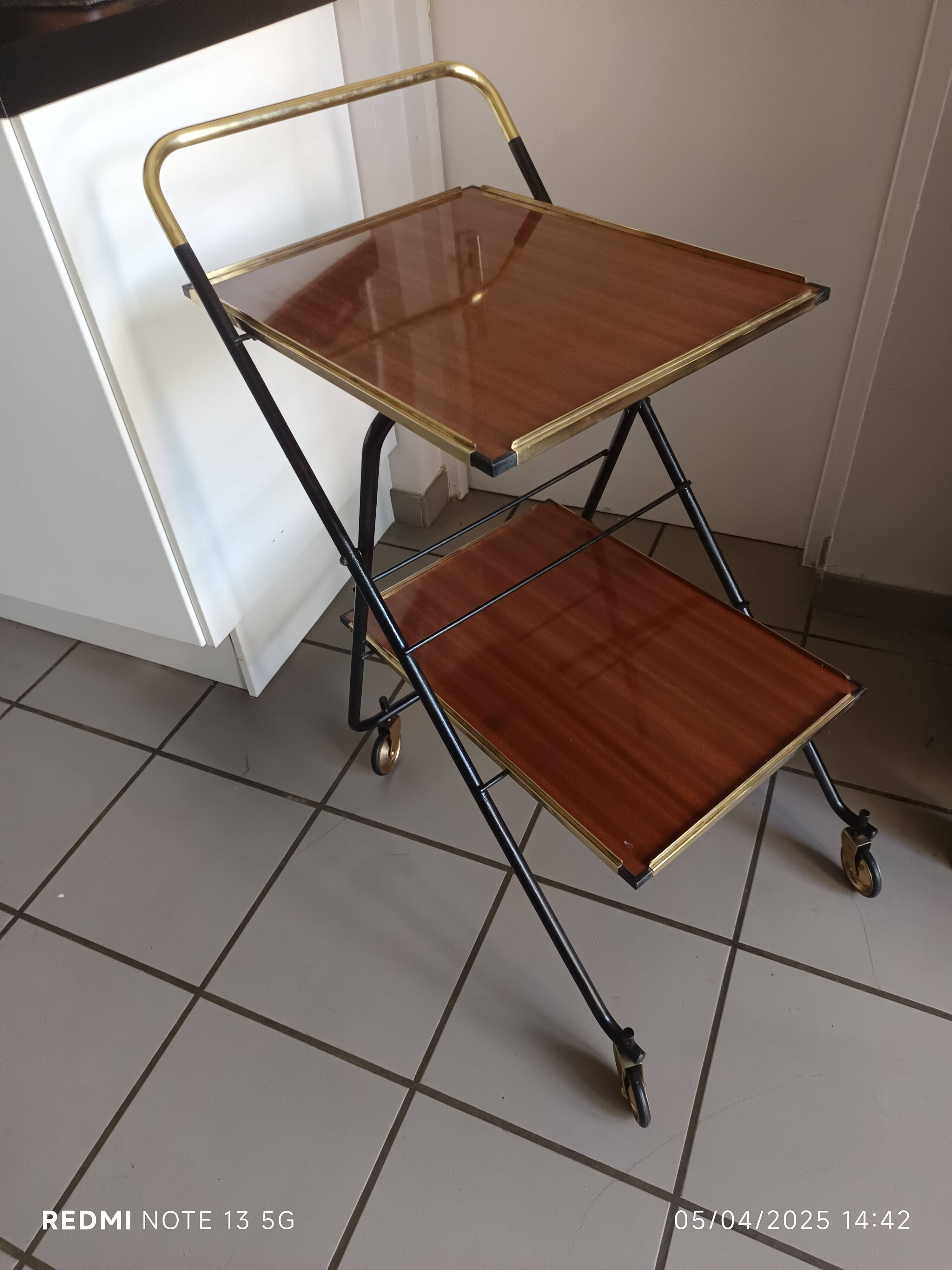 vintage drinks trolley France 1960
