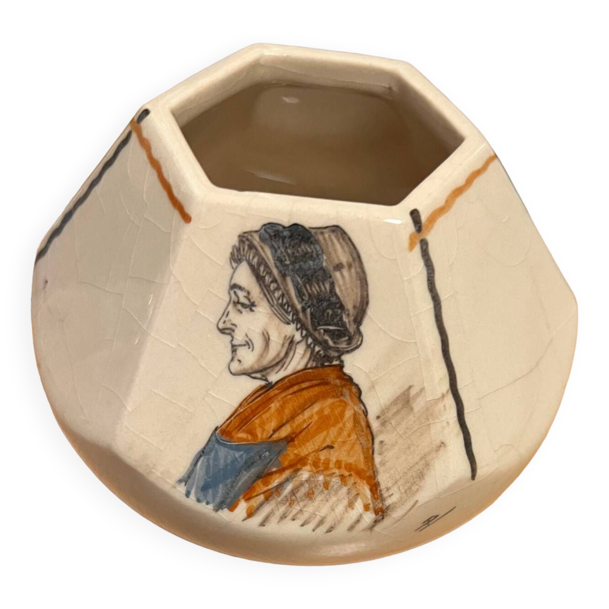 Cazalas Basque ceramic vase