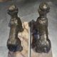 Pair of poodle bookends