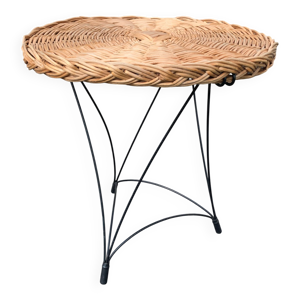 Table basse rotin 70