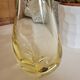 Citrine yellow crystal vase