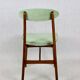 Chaises de salle à manger vert clair de Rajmund Halas, années 1970, ensemble de 2