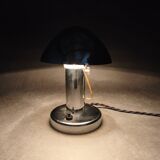 Bauhaus Chrome Adjustable Table Lamp, 1930s Czechoslovakia