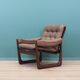 Fauteuil en cuir, design danois, années 1960, fabriqué par Genega Møbler