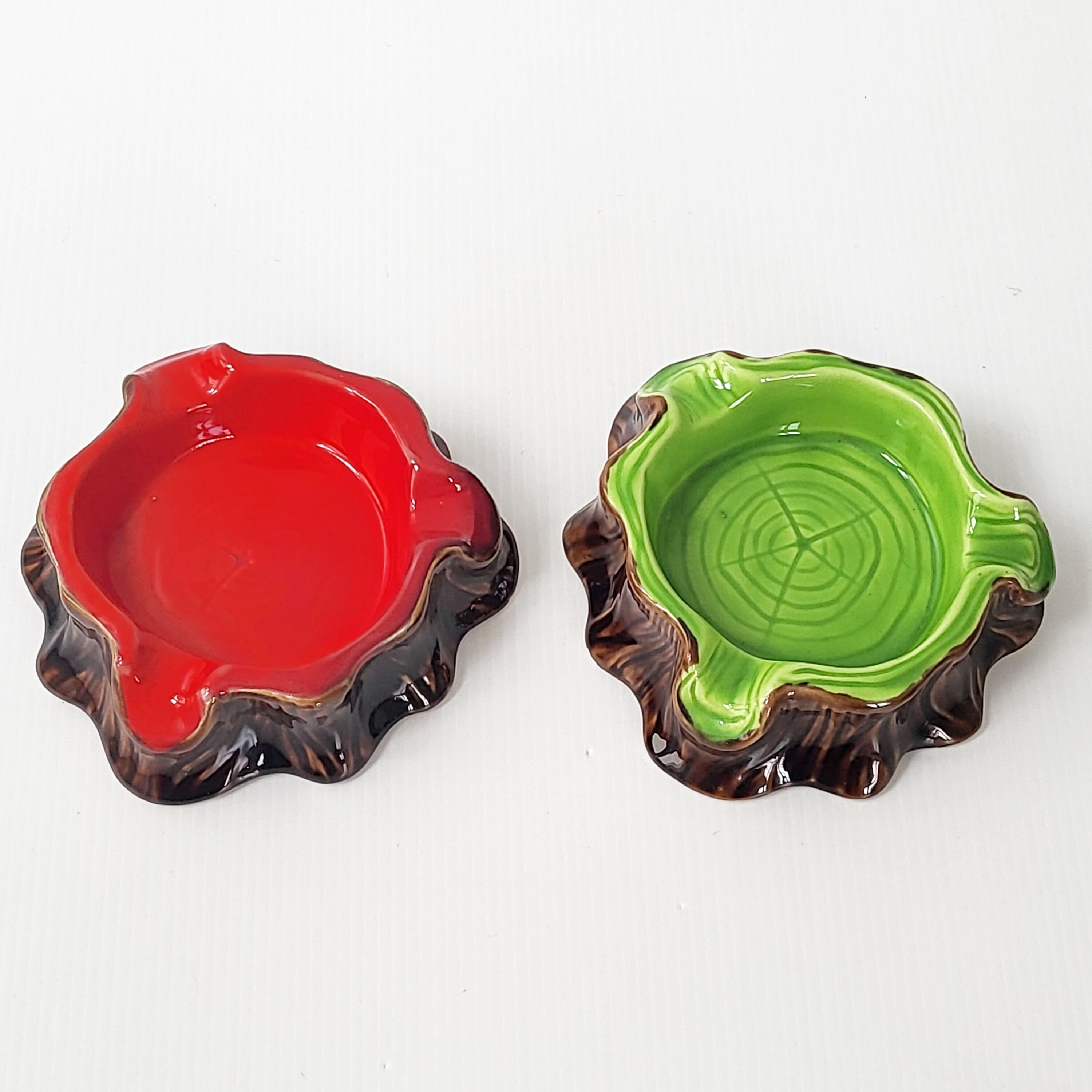 Pair of vintage Vallauris ashtrays 1960