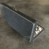 Case with cutlery christofle fork and spoon in silver metal